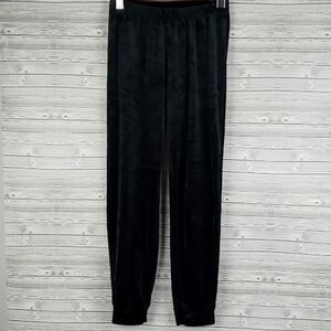 Forever 21 Girls 13/14 Black Velvet Cuffed Pants